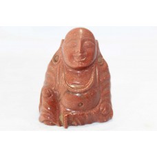 Natural Star Sand Stone Laughing Buddhism God Buddha Figure Home Decorative Gift